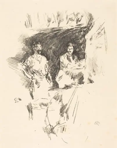 The Brothers, by James McNeill Whistler