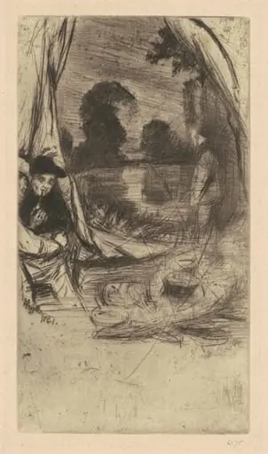 The Camp, by James McNeill Whistler