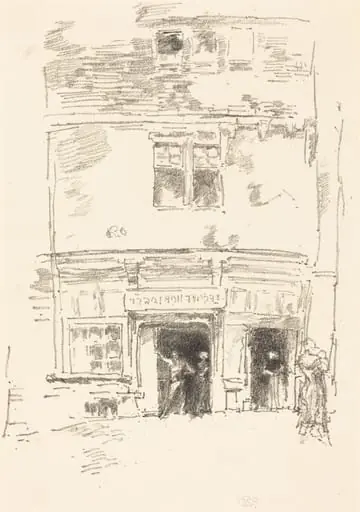 The Clock-Makers, Paimpol, by James McNeill Whistler