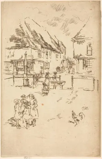 The Cock and the Pump, by James McNeill Whistler
