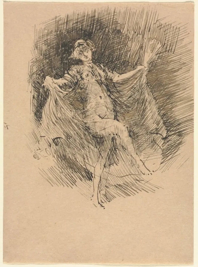 The Dancer, No. 1, by James McNeill Whistler, 1900