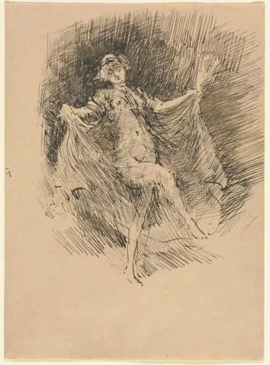The Dancer, No. 1, by James McNeill Whistler