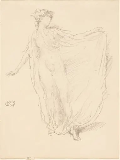 The Dancing Girl, by James McNeill Whistler