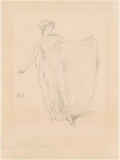 The Dancing Girl, by James McNeill Whistler
