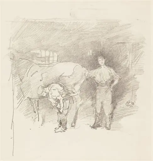 The Farriers, by James McNeill Whistler