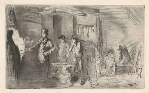 The Forge, by James McNeill Whistler