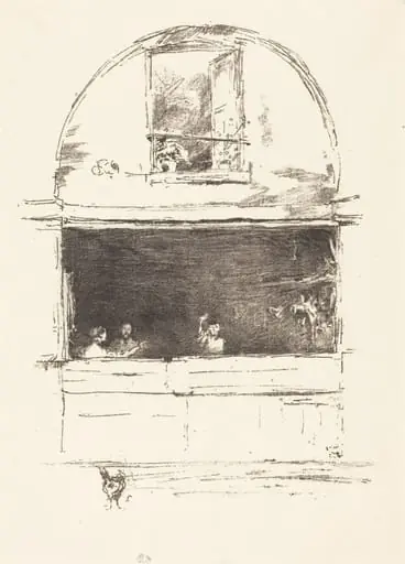 The Forge, Passage du Dragon, by James McNeill Whistler