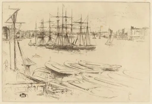 The Large Pool, by James McNeill Whistler