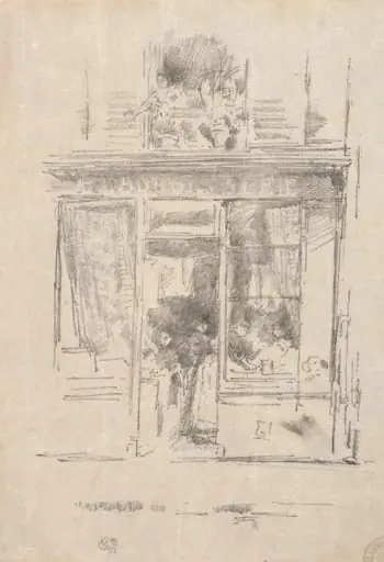 The Laundress: La Blanchisseuse de la place Dauphine, by James McNeill Whistler