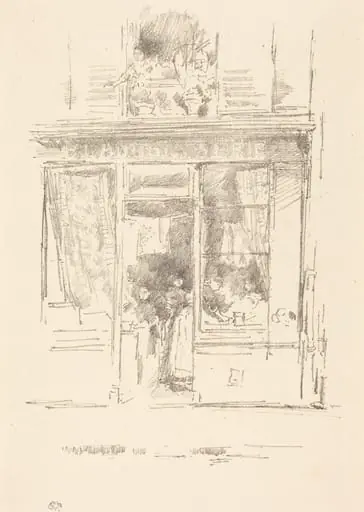 The Laundress: "La Blanchisseuse de la Place Dauphine", by James McNeill Whistler