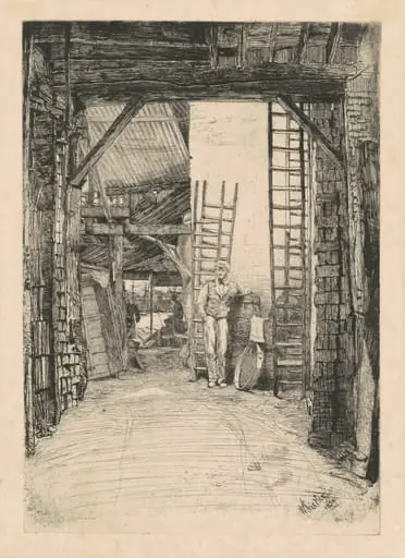 The Lime-Burner, by James McNeill Whistler