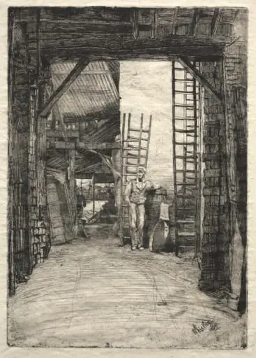 The Lime-Burner, by James McNeill Whistler