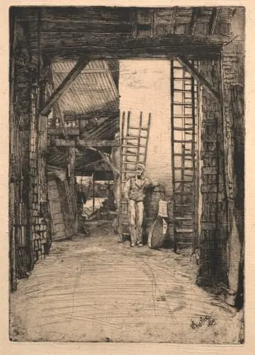 The Lime-burner, by James McNeill Whistler