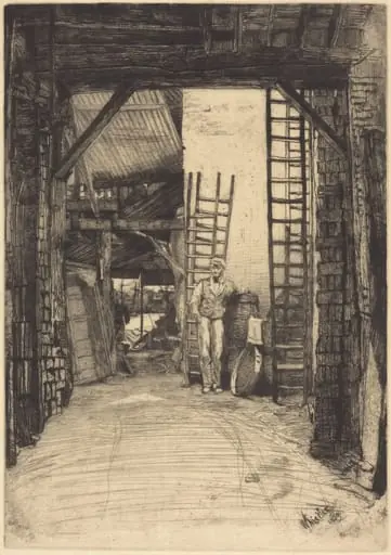 The Lime-Burner, by James McNeill Whistler
