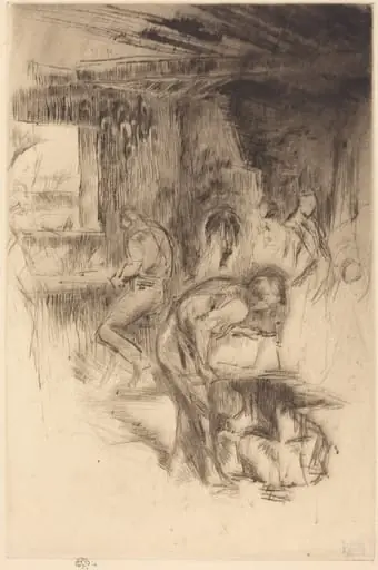 The Little Forge, by James McNeill Whistler