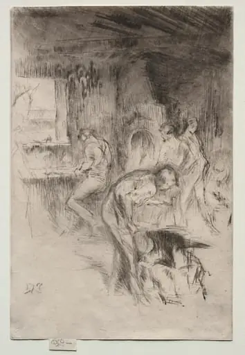 The Little Forge, by James McNeill Whistler