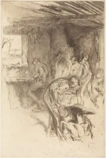 The Little Forge, by James McNeill Whistler