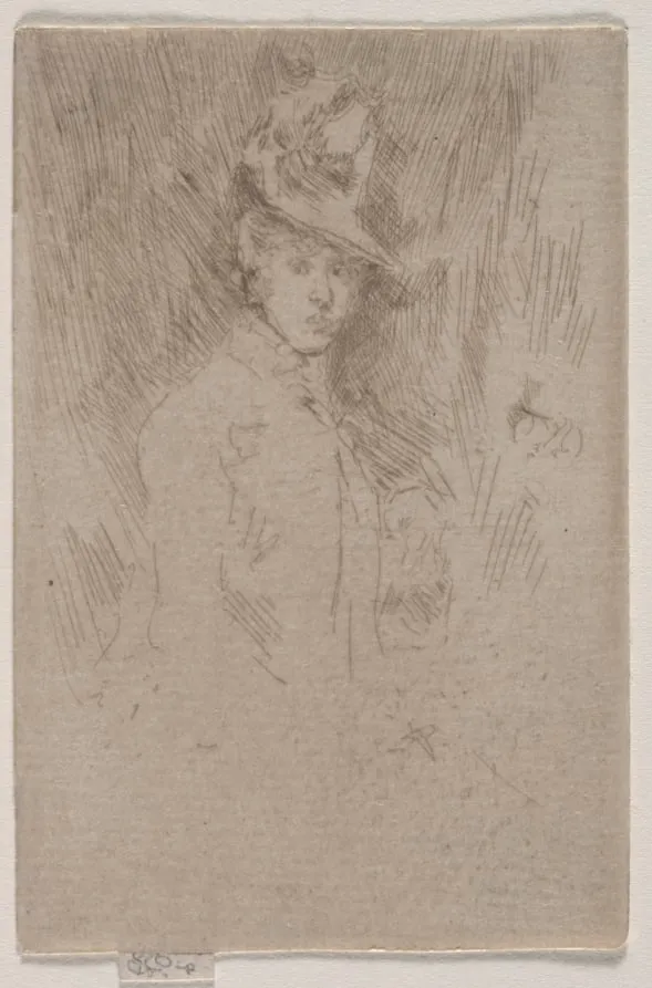 The Little Hat, by James McNeill Whistler, 1887