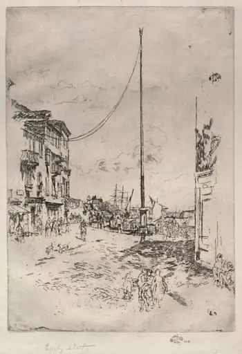 The Little Mast, by James McNeill Whistler