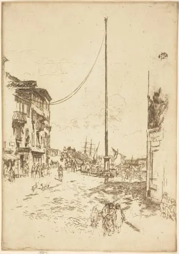The Little Mast, by James McNeill Whistler