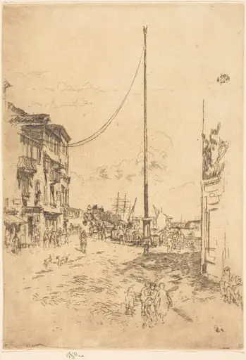 The Little Mast, by James McNeill Whistler