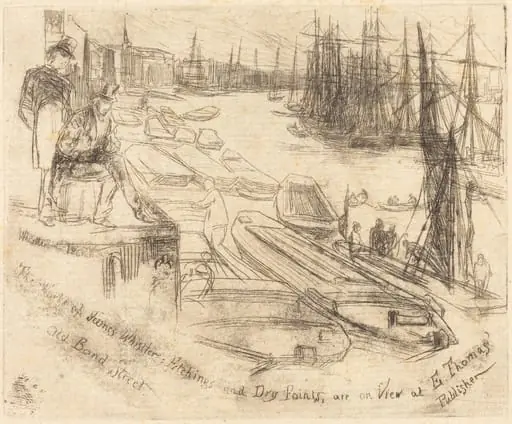The Little Pool, by James McNeill Whistler