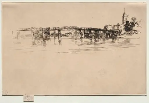 The Little Putney, No. 1, by James McNeill Whistler