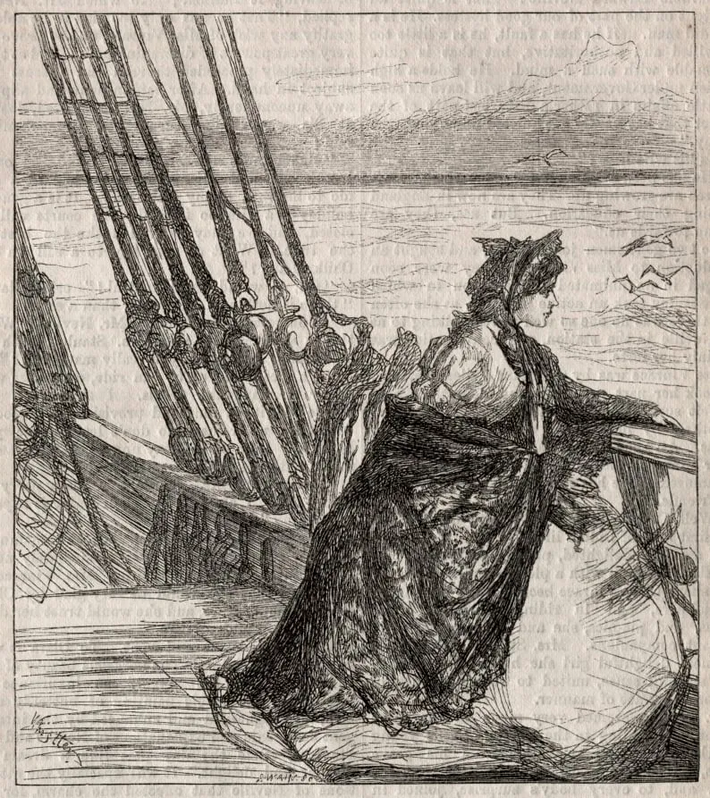 The Major's Daughter: Clara Vinrace's Farewell to her Father, by James McNeill Whistler, 1862