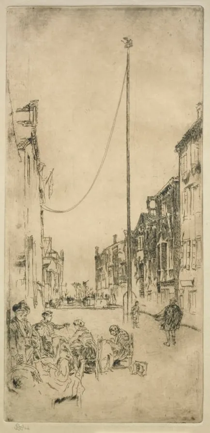 The Mast, by James McNeill Whistler, 1880