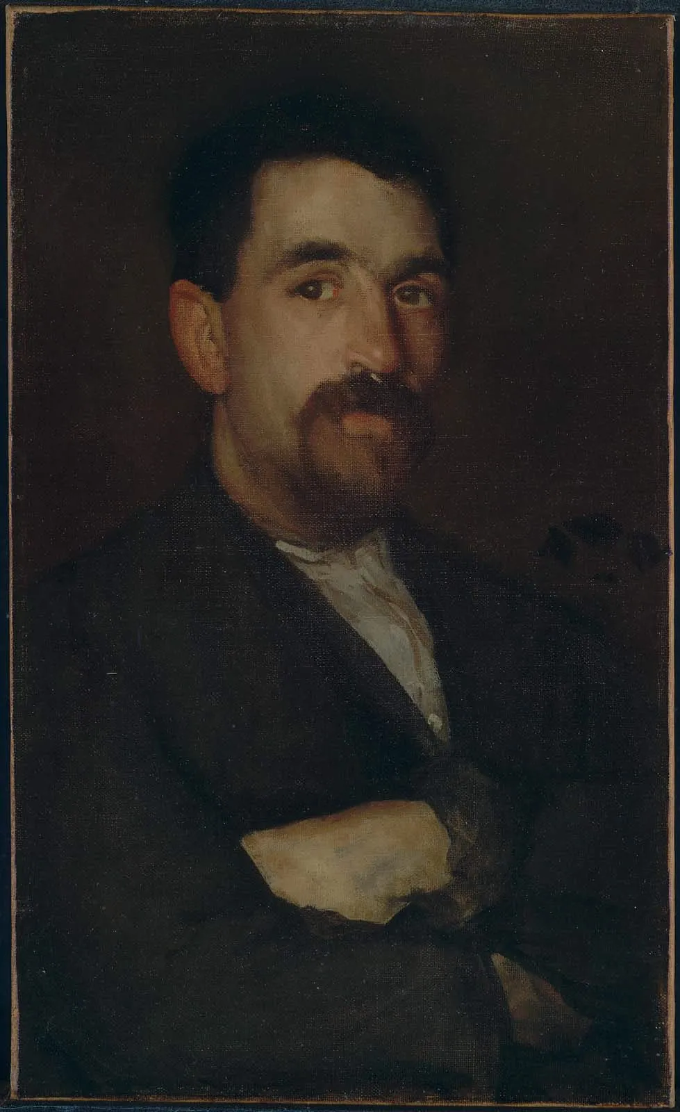 The Master Smith of Lyme Regis, by James McNeill Whistler, oil, 1898