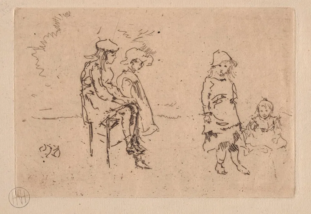 The Menpes Children, by James McNeill Whistler, 1887