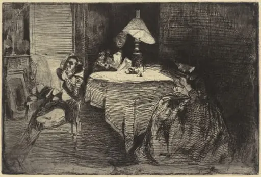 The Music-Room, by James McNeill Whistler