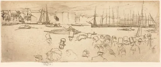 The Penny Boat, by James McNeill Whistler
