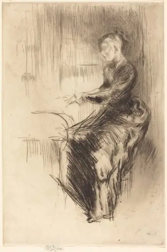 The Piano, by James McNeill Whistler