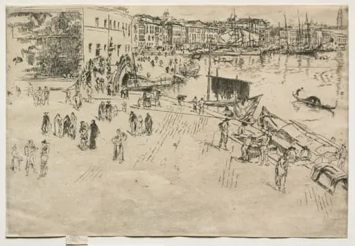The Riva, No. 1, by James McNeill Whistler