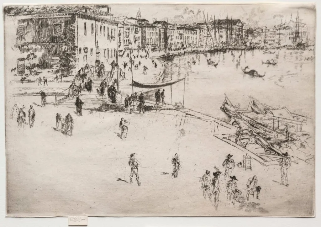 The Riva, No. 2, by James McNeill Whistler, 1886