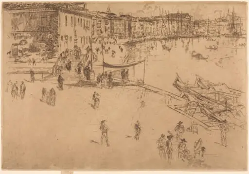 The Riva, No.II, by James McNeill Whistler