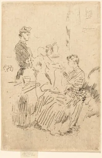 The Seamstress, by James McNeill Whistler