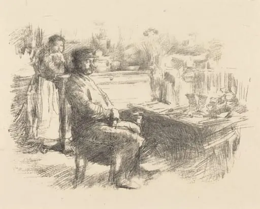 The Shoemaker, by James McNeill Whistler