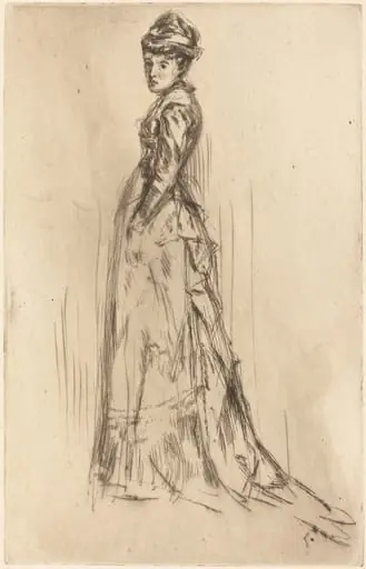 The Silk Dress, by James McNeill Whistler