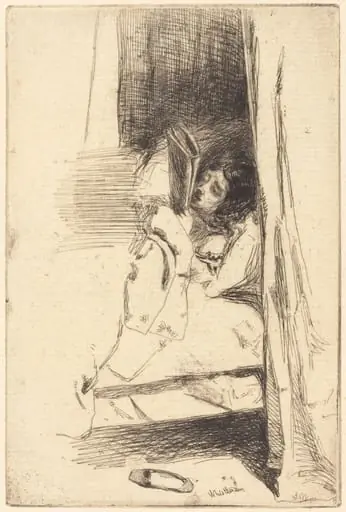 The Slipper, by James McNeill Whistler