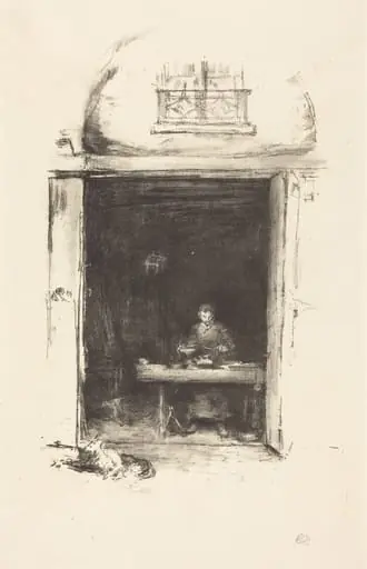 The Smith, Passage du Dragon, by James McNeill Whistler