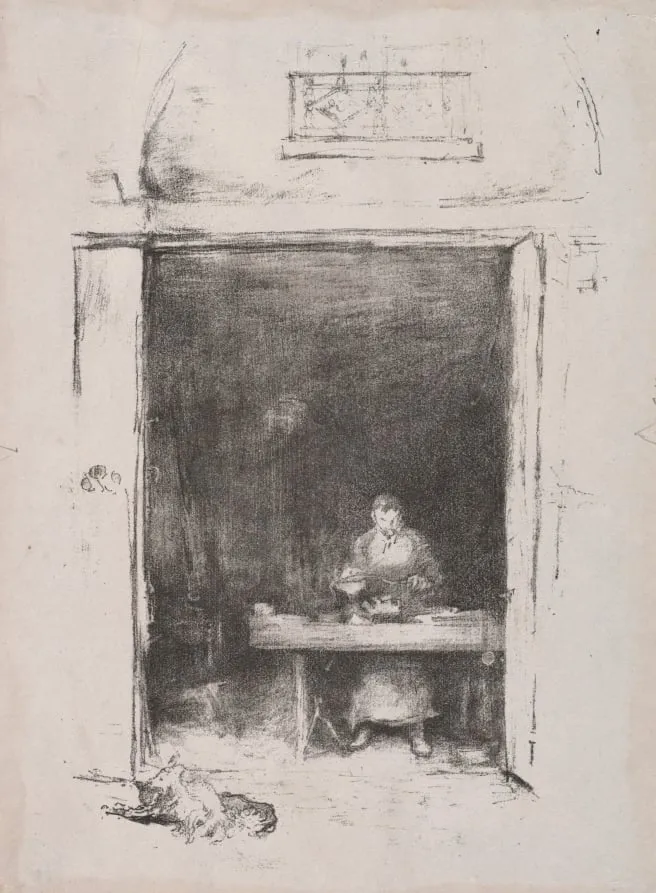 The Smith: Passage du Dragon, by James McNeill Whistler, 1894