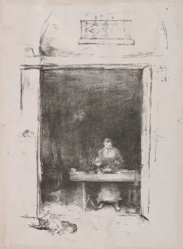 The Smith: Passage du Dragon, by James McNeill Whistler