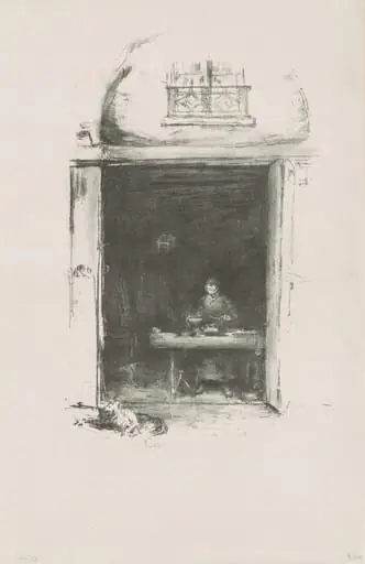 The Smith, Passage du Dragon, by James McNeill Whistler