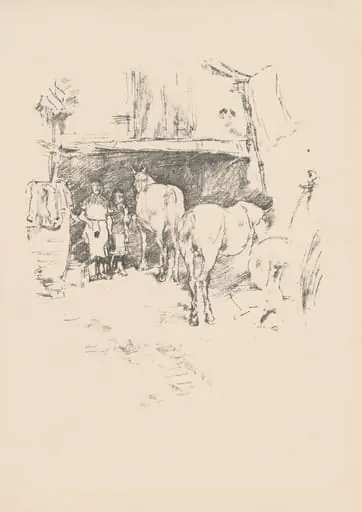 The Smith's Yard, by James McNeill Whistler