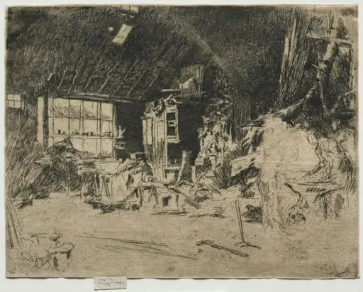 The Smithy, by James McNeill Whistler