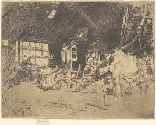 The Smithy, by James McNeill Whistler
