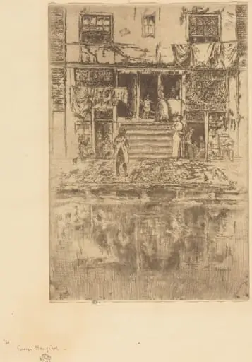 The Steps, Amsterdam, by James McNeill Whistler