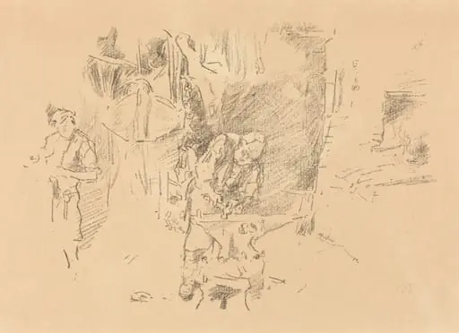The Sunny Smithy, by James McNeill Whistler